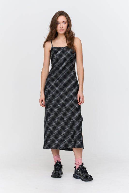 Kleid aus Viskose-Mix