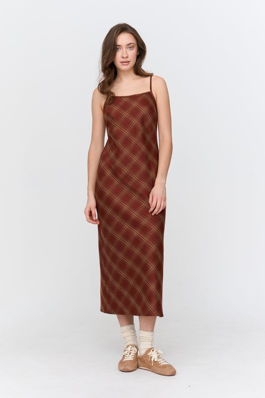 Kleid aus Viskose-MIx