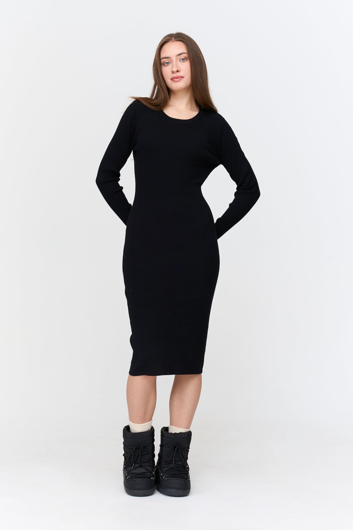 Kleid in Schwarz