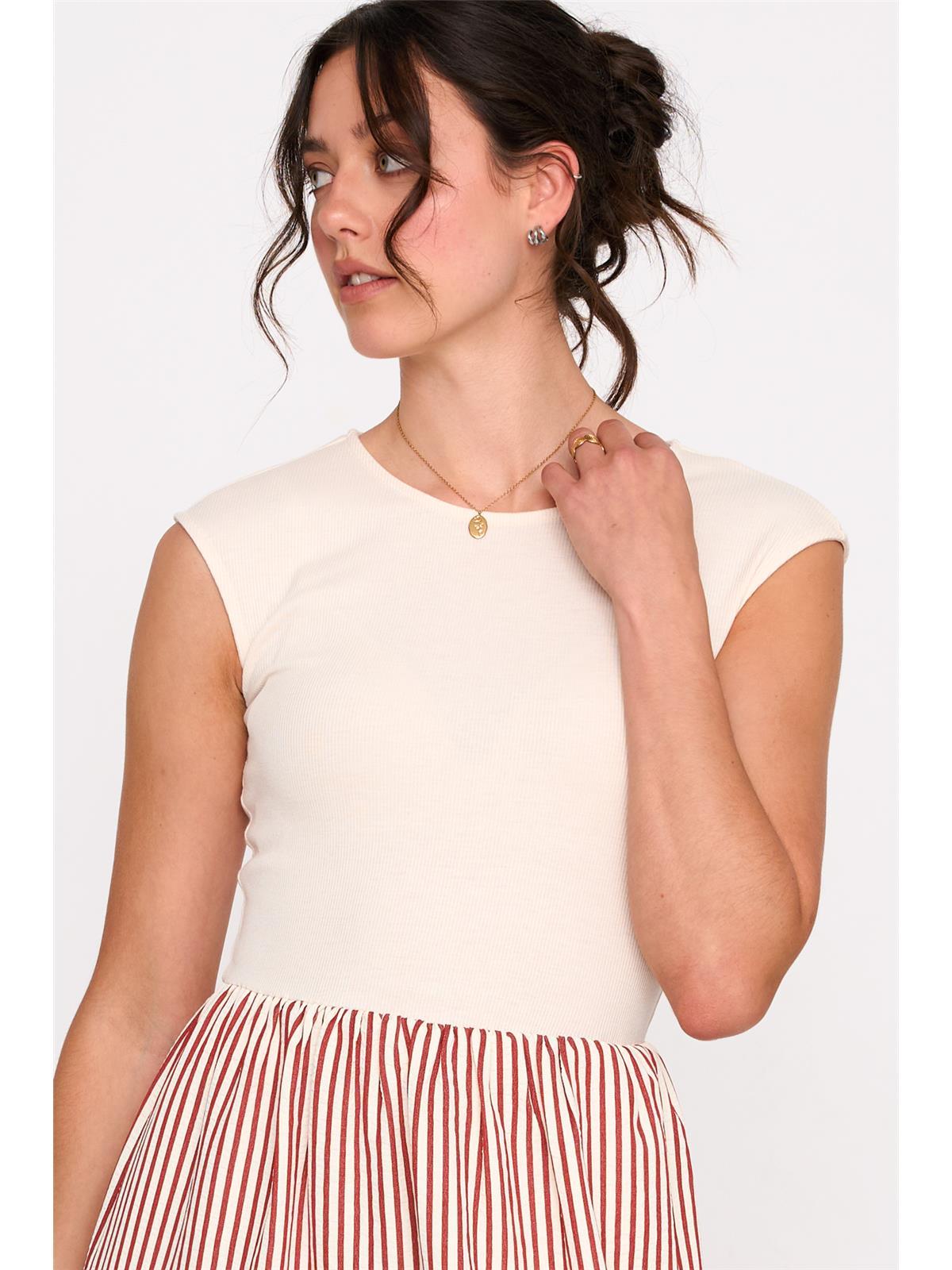 Kleid gestreift