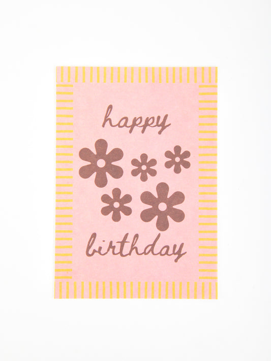 Postkarte Happy