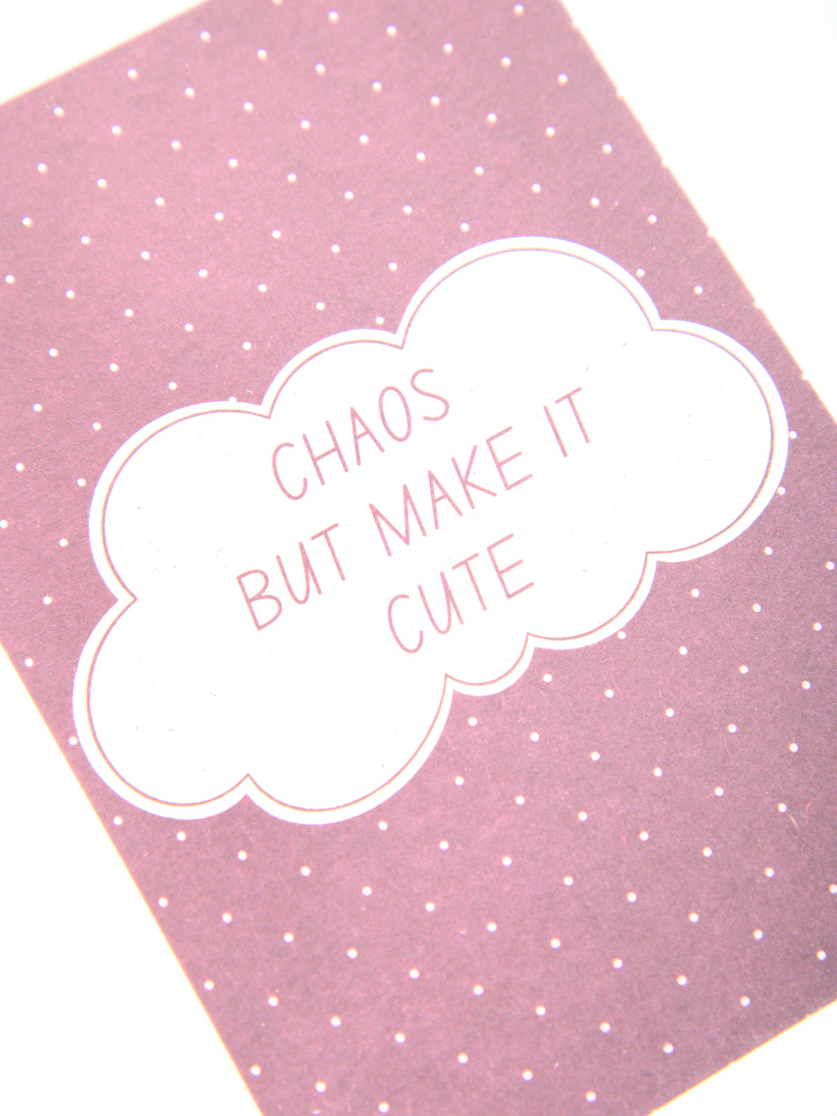 Postkarte Chaos