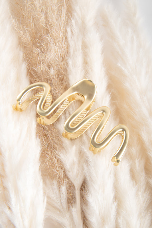 Haarklammer in Gold