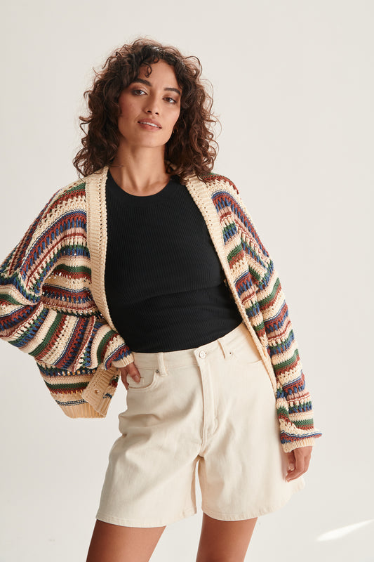 Shorts in Weiß