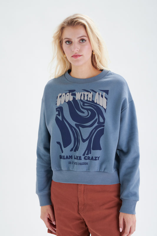 Sweatshirt mit Print