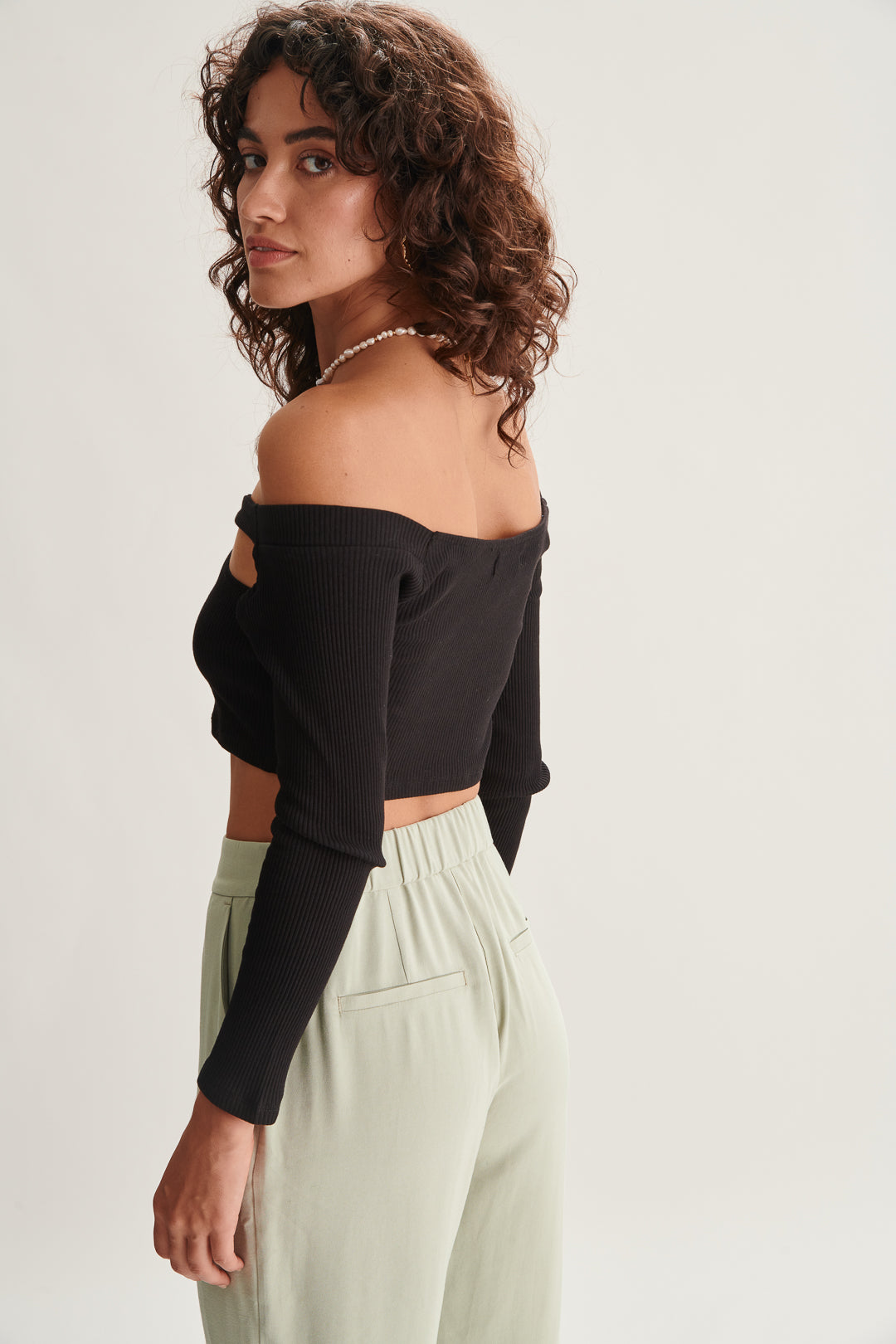 Shirt in Schwarz