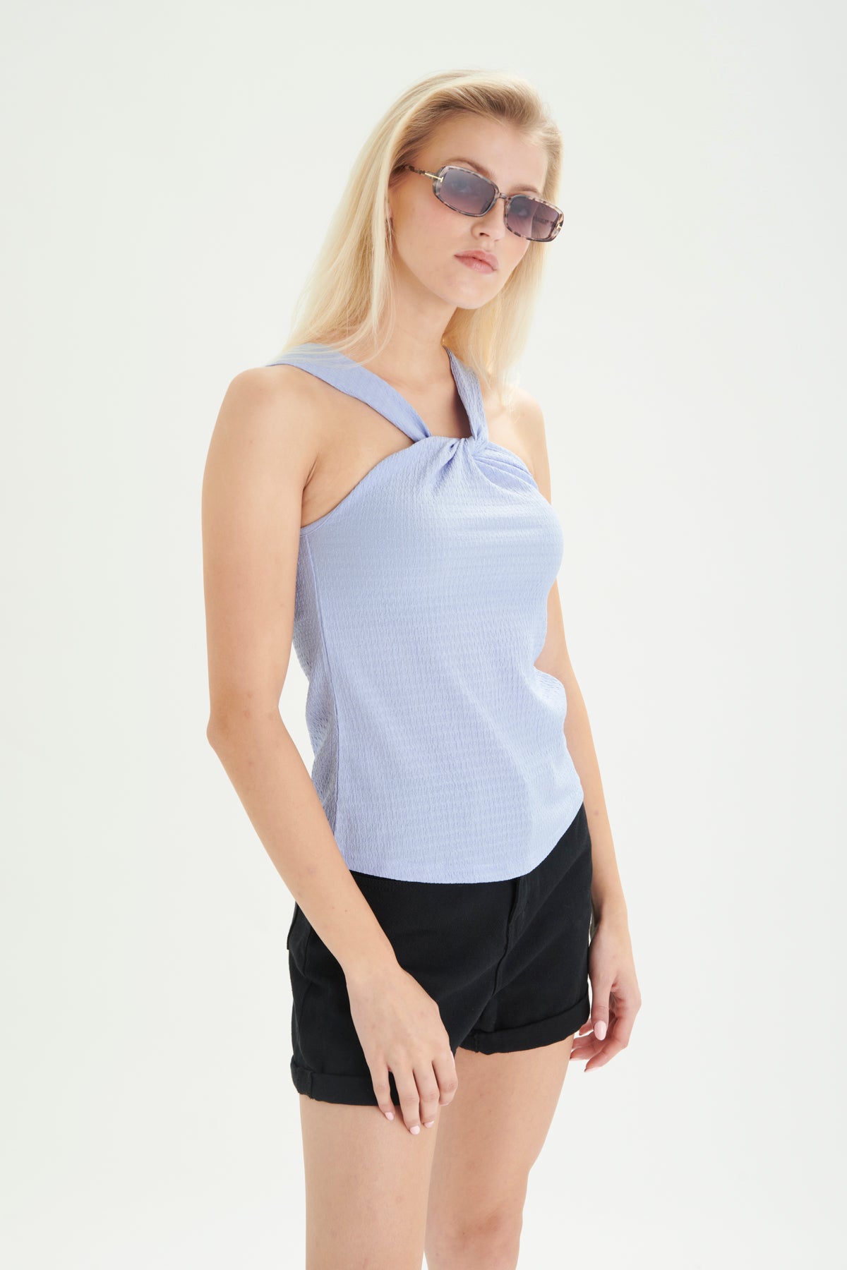 Top in Blau