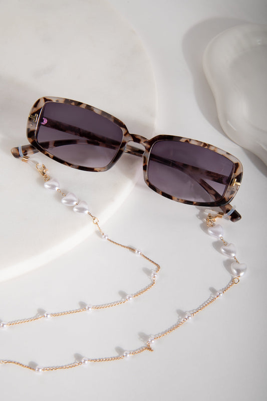 Sonnenbrillenkette mit Anhängern