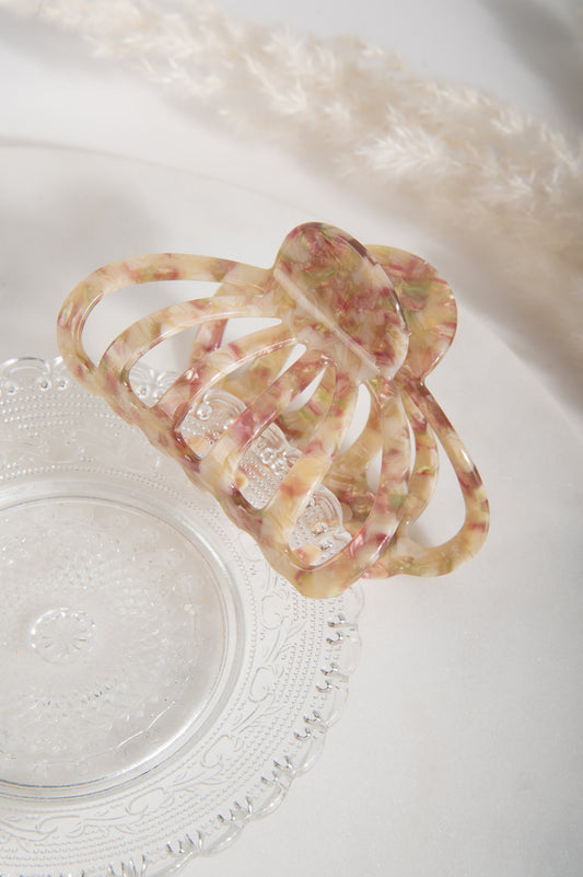 Haarklammer gemustert