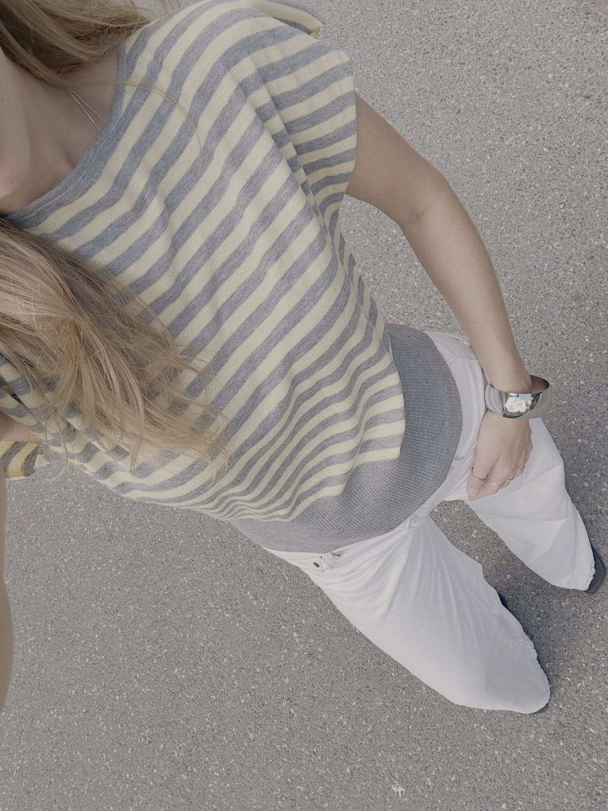 Pullover gestreift