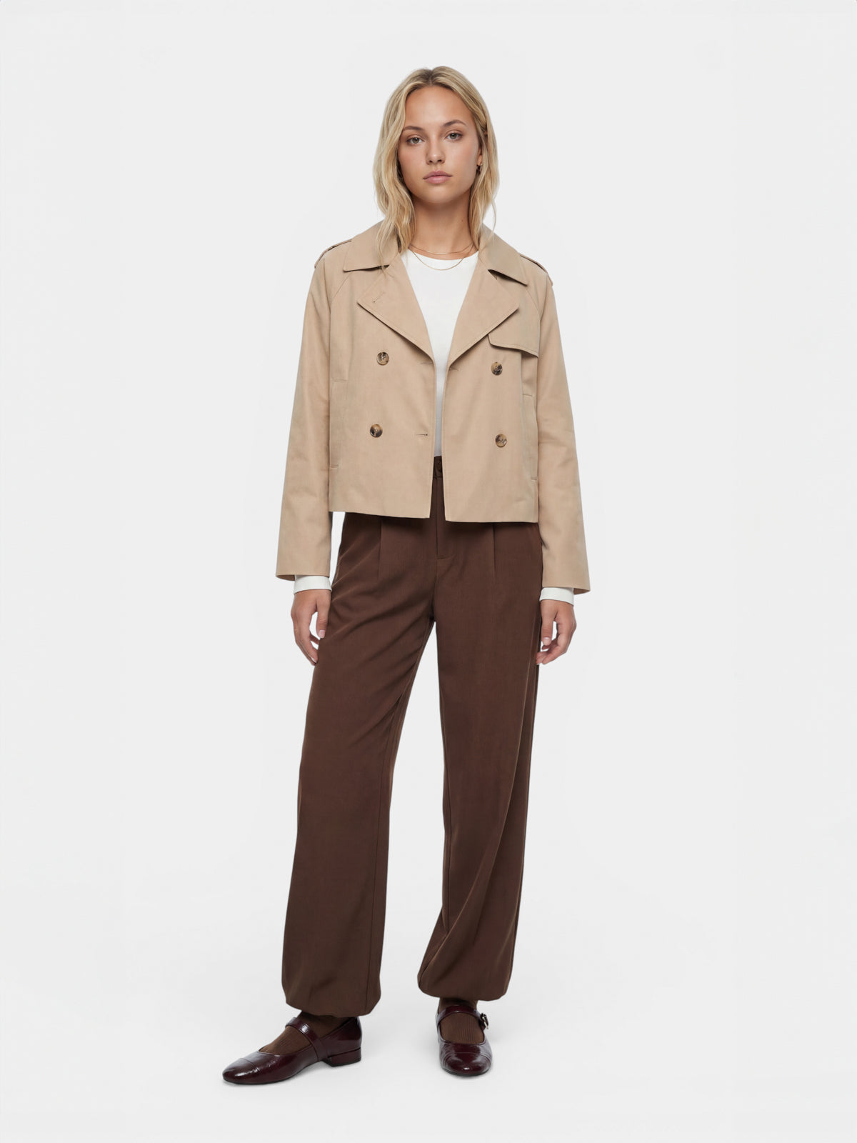 Jacke in Beige