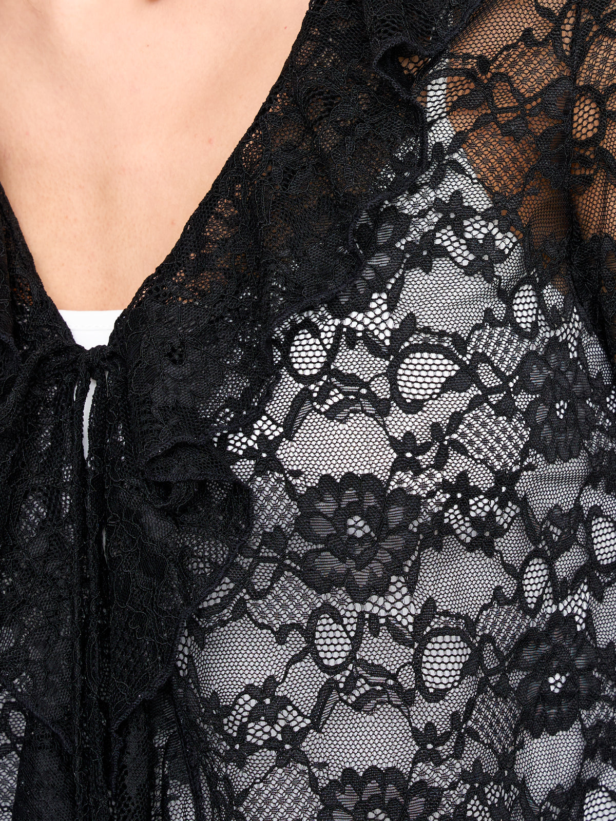Shirt aus Spitze