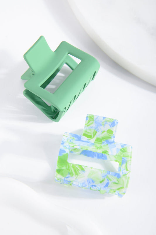 Haarspangen Set gemustert