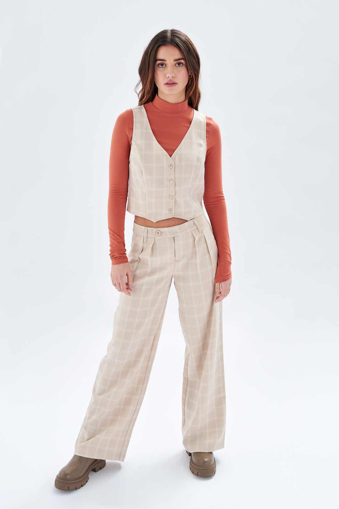 Hose mit weitem Bein