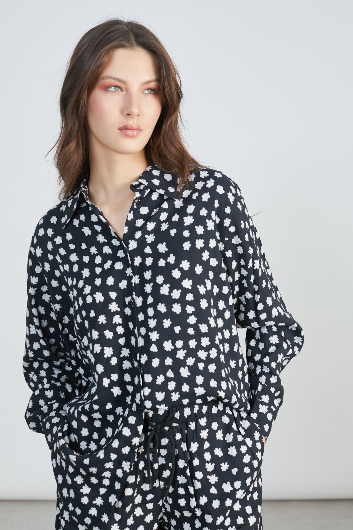 Bluse aus Viskose