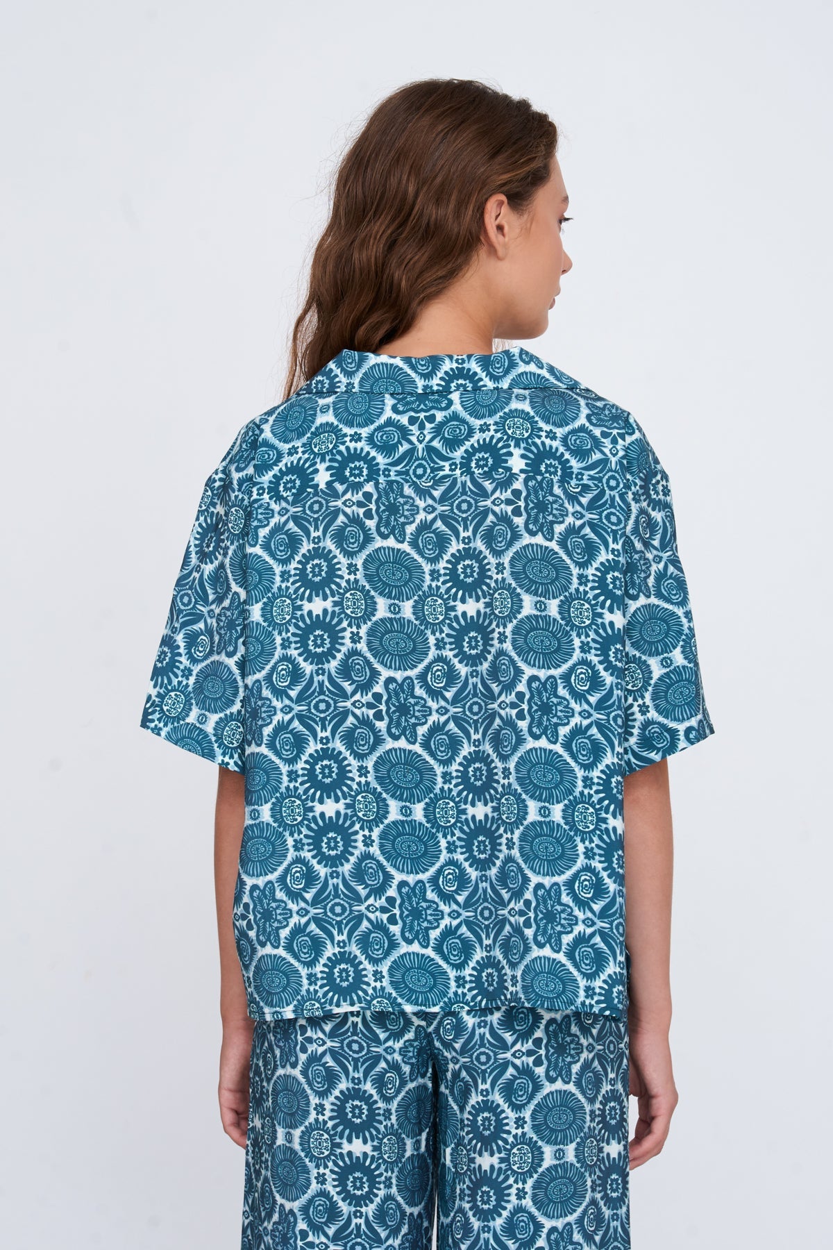 Bluse aus Viskose-Mix