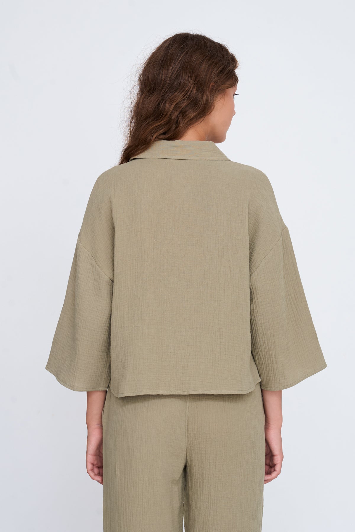 Bluse in Grün