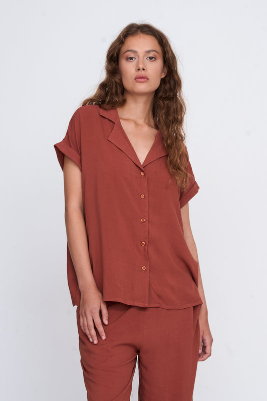 Bluse aus Viskose