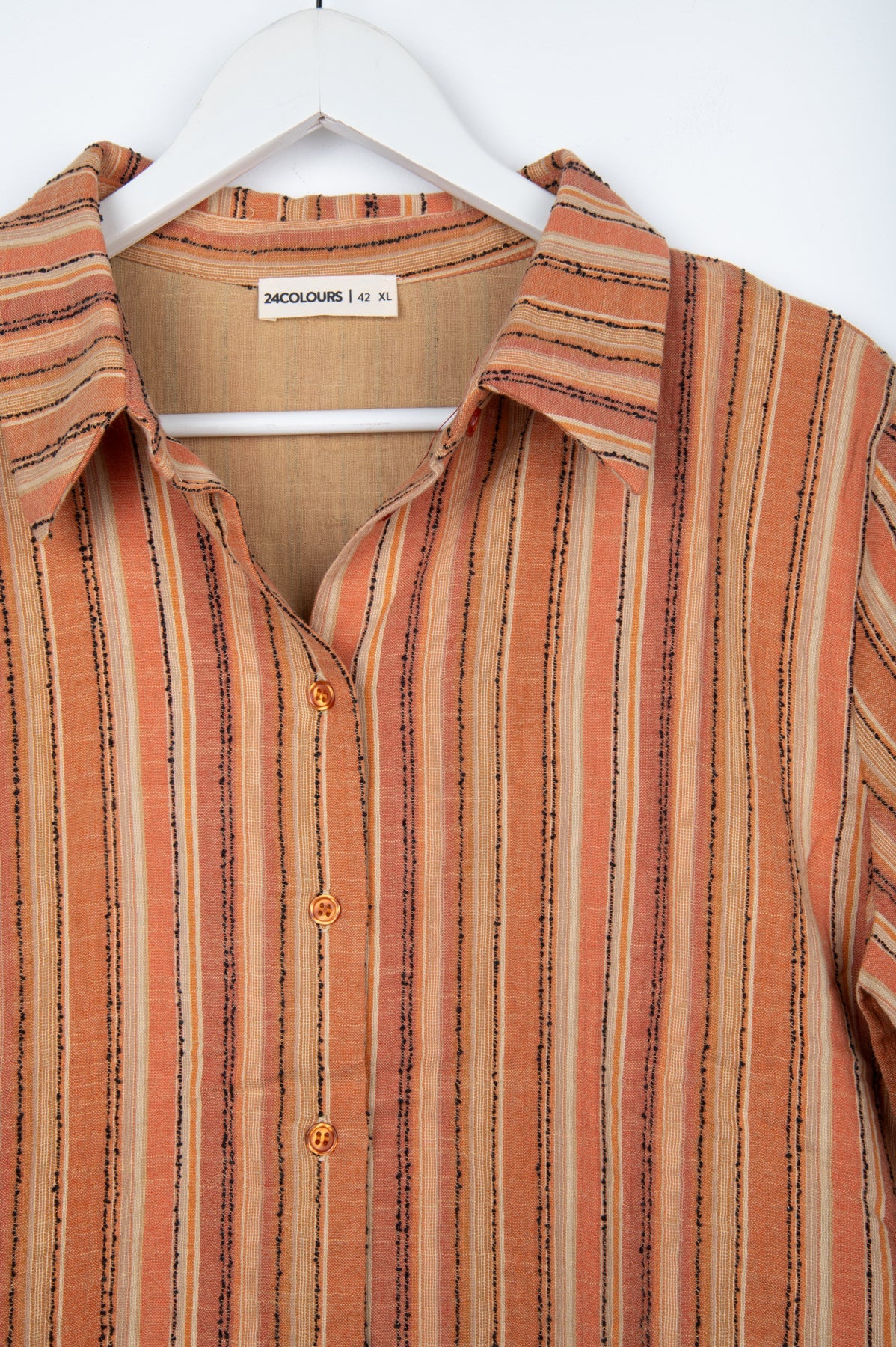 Bluse aus Strukturstoff