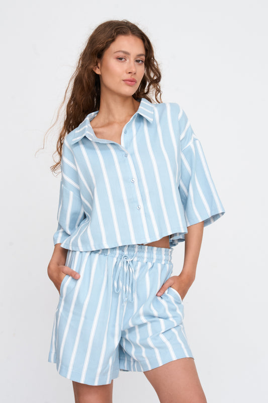 Bluse gestreift