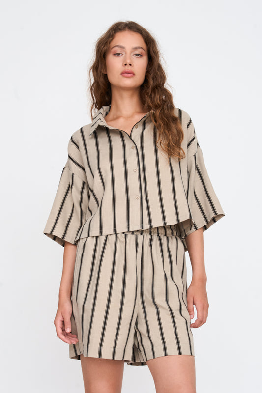 Bluse gestreift