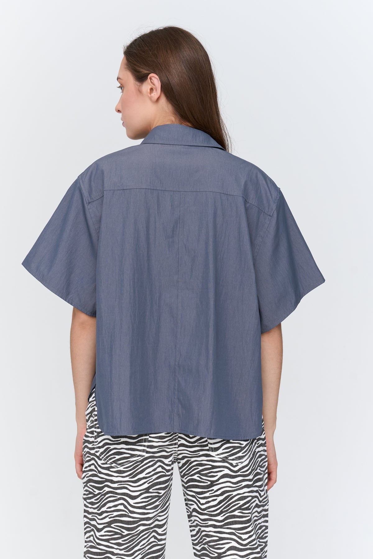 Bluse in Grau