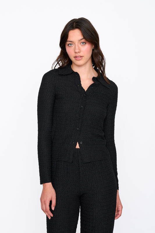 Shirt in Schwarz