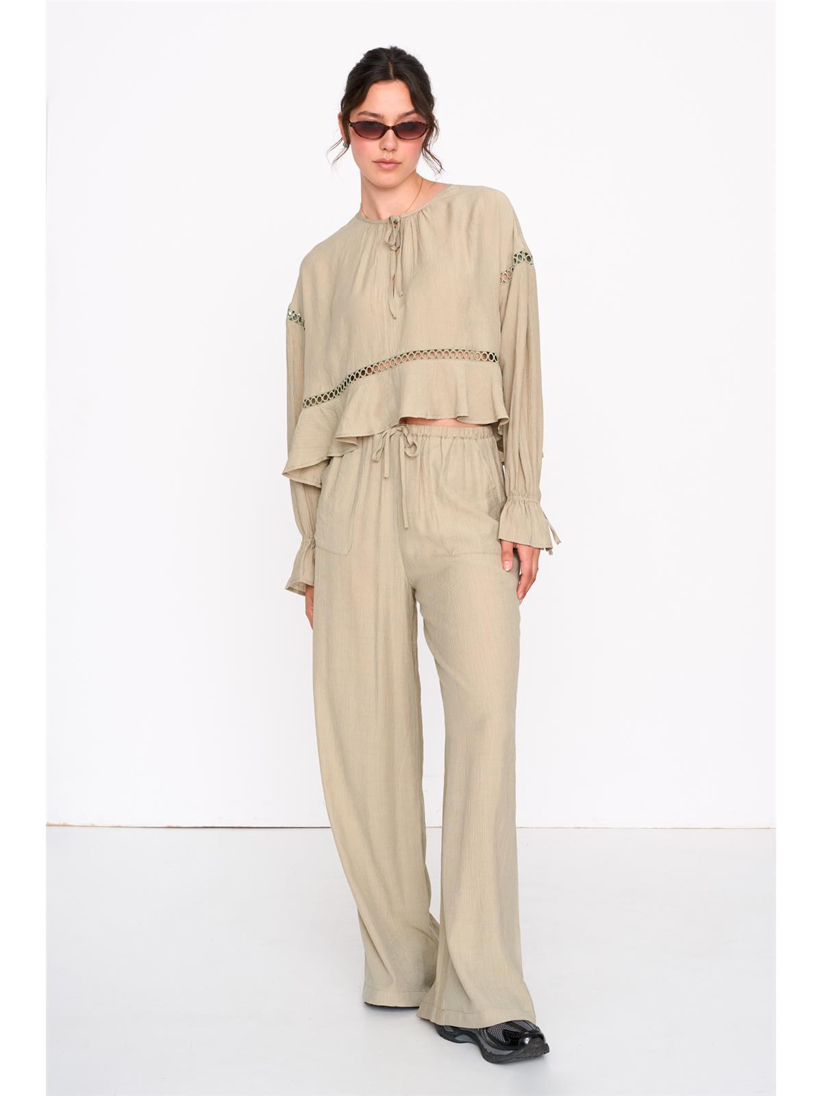 Bluse in Grün