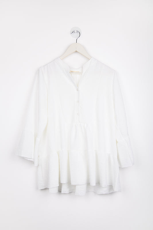 Bluse in Weiß