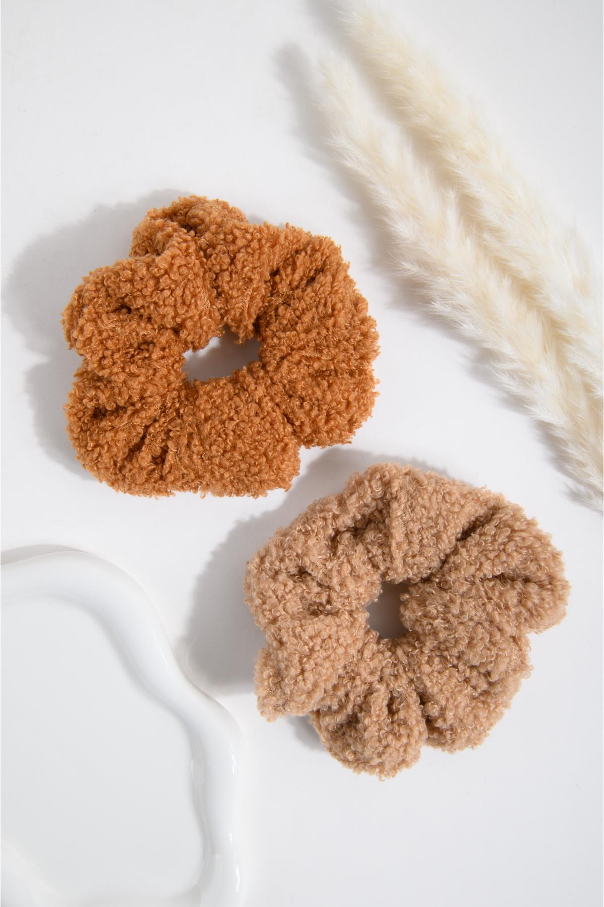 Scrunchie in Braun