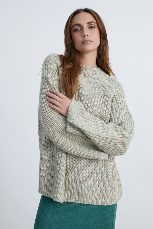 Pullover aus Effektgarn