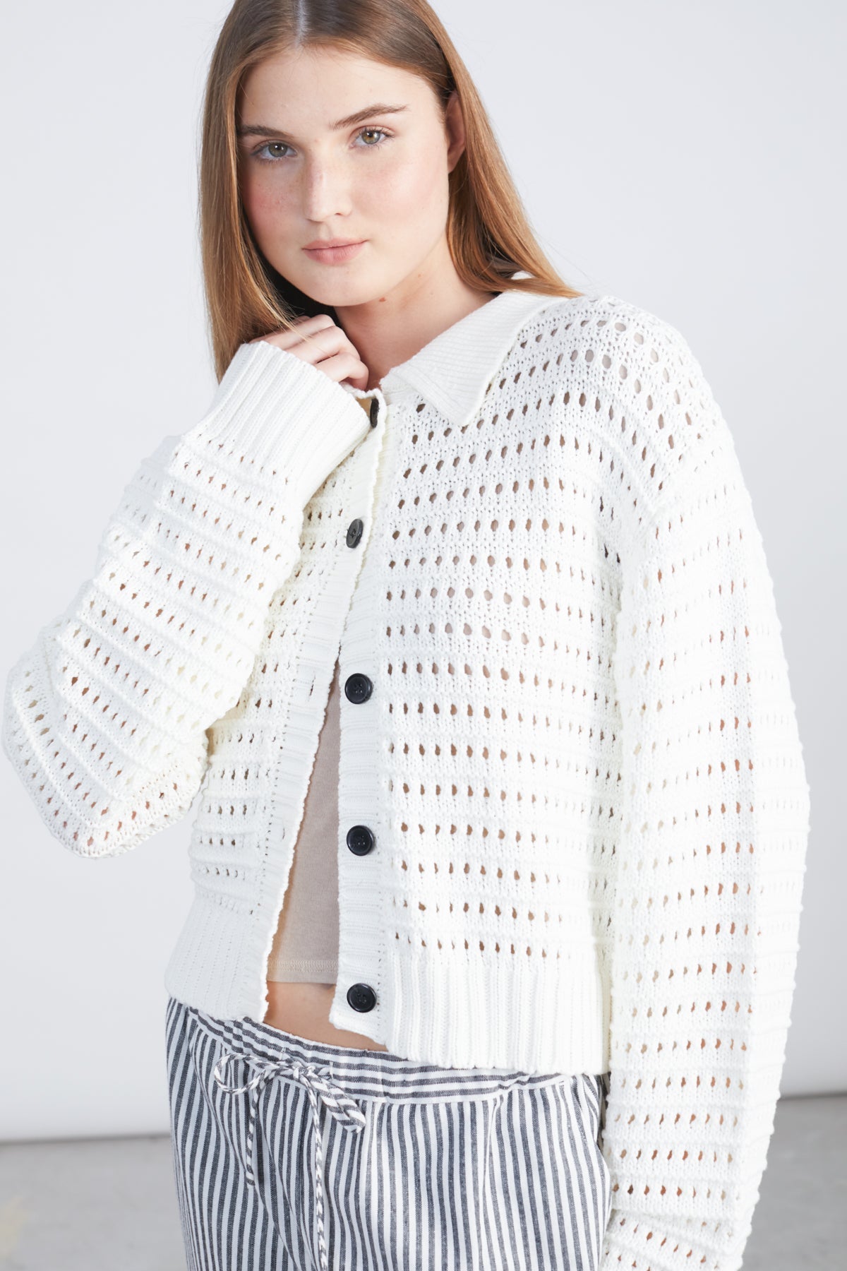 Cardigan gestrickt