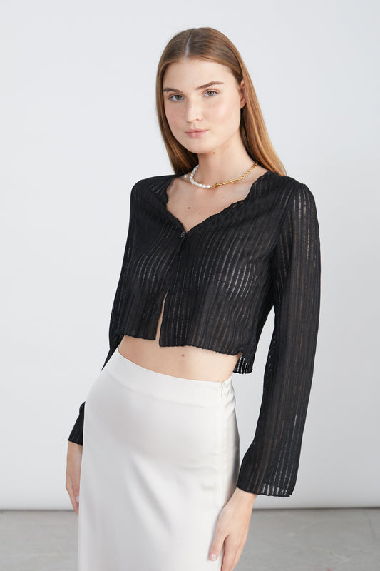 Cardigan in Schwarz