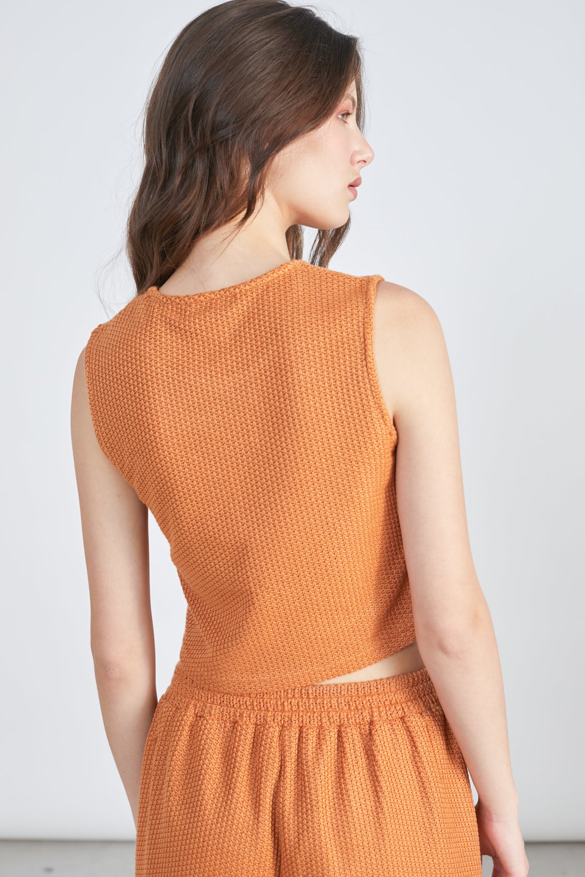 Top aus Strickstoff