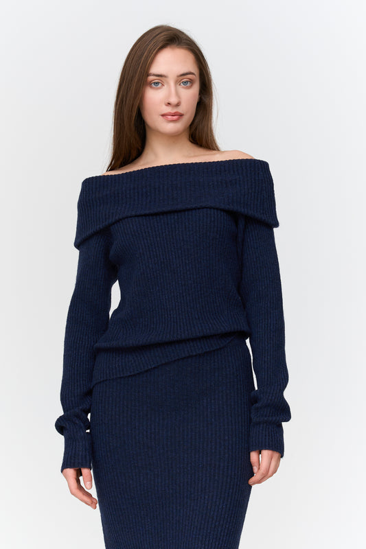 Pullover in Blau