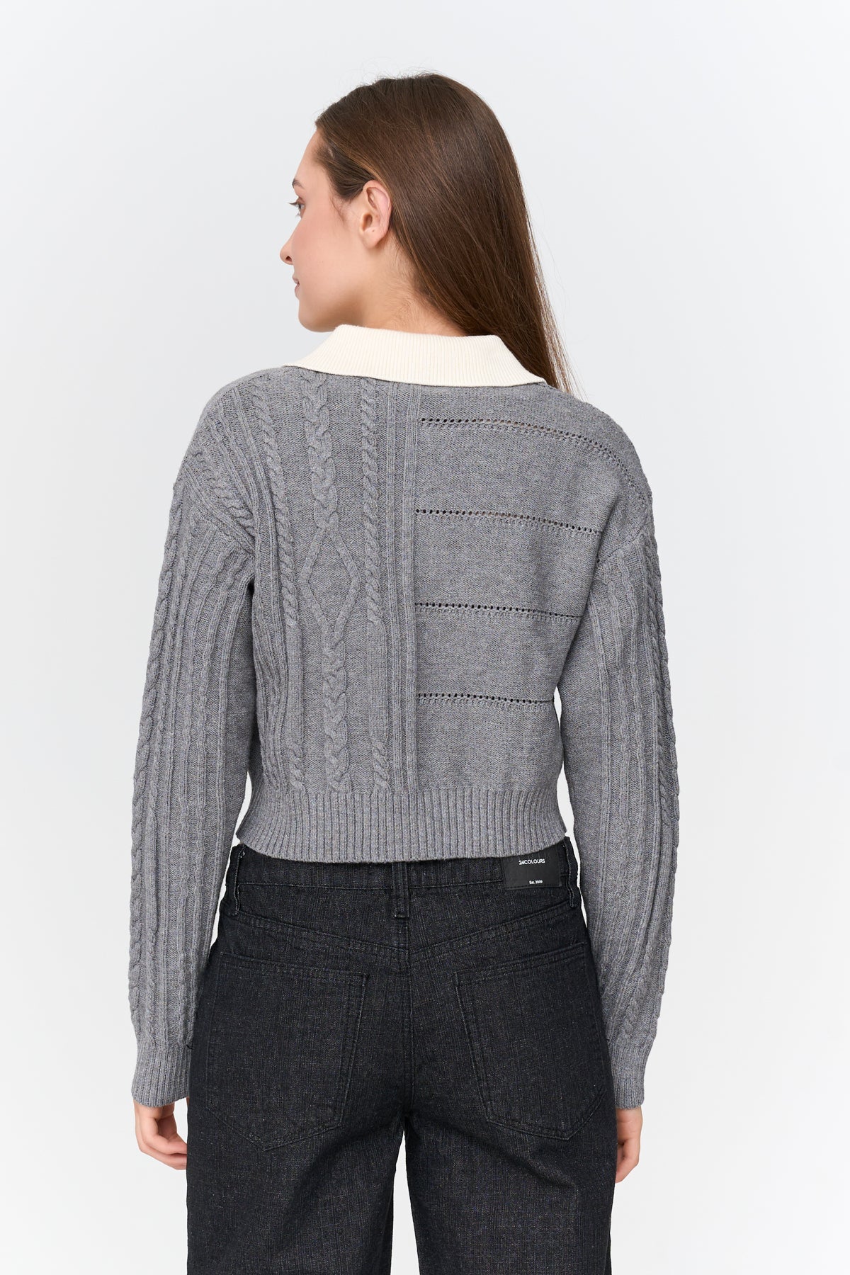 Pullover in Grau