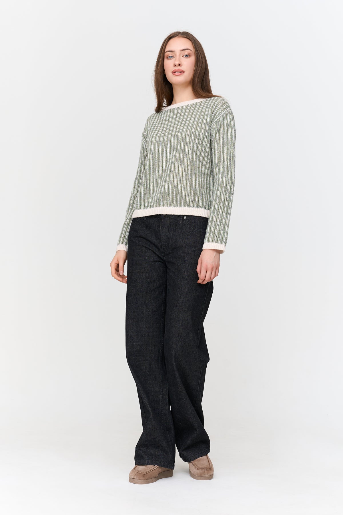 Pullover gestreift