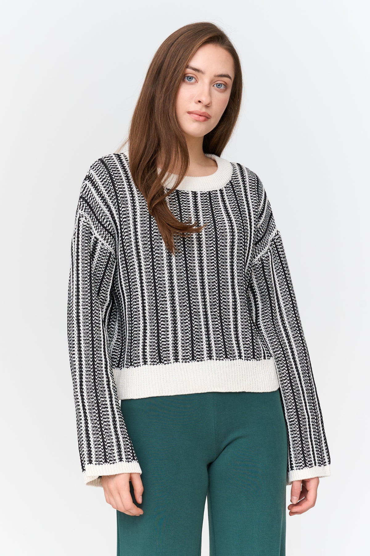 Pullover aus Baumwoll-Mix