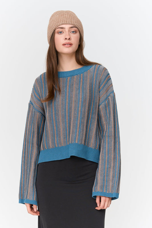 Pullover aus Baumwoll-Mix