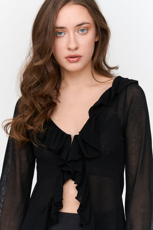 Cardigan in Schwarz