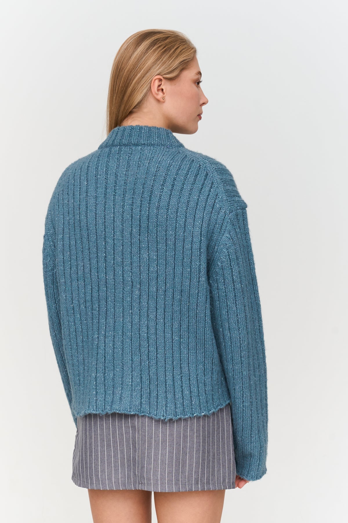 Cardigan in Blau