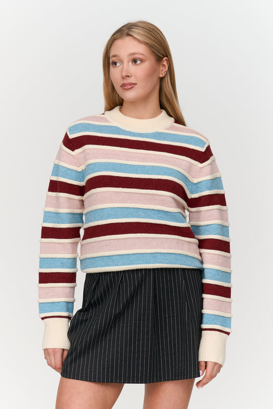 Pullover gestreift