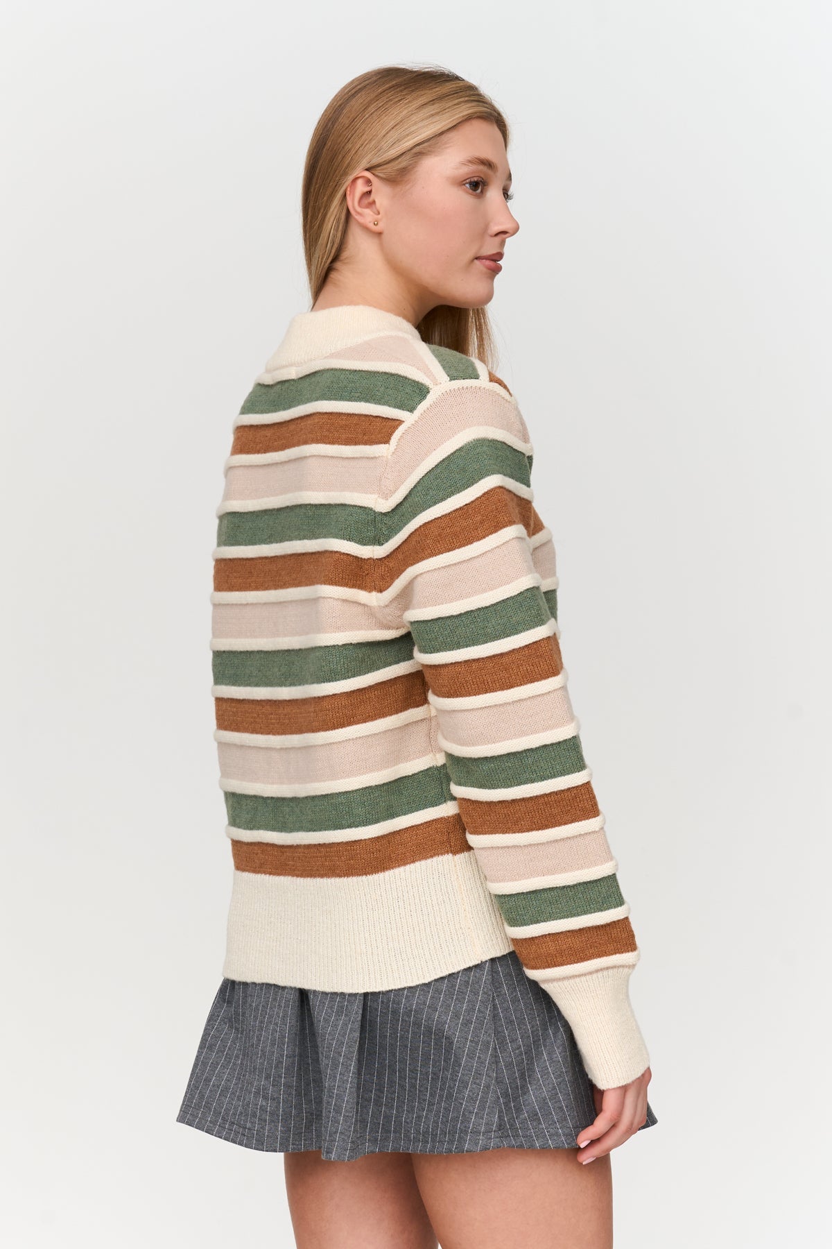 Pullover gestreift