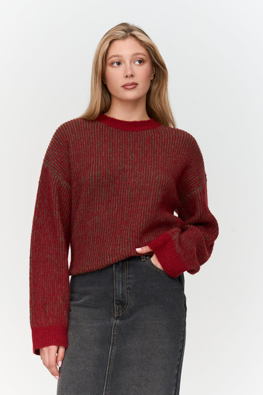 Pullover gestreift