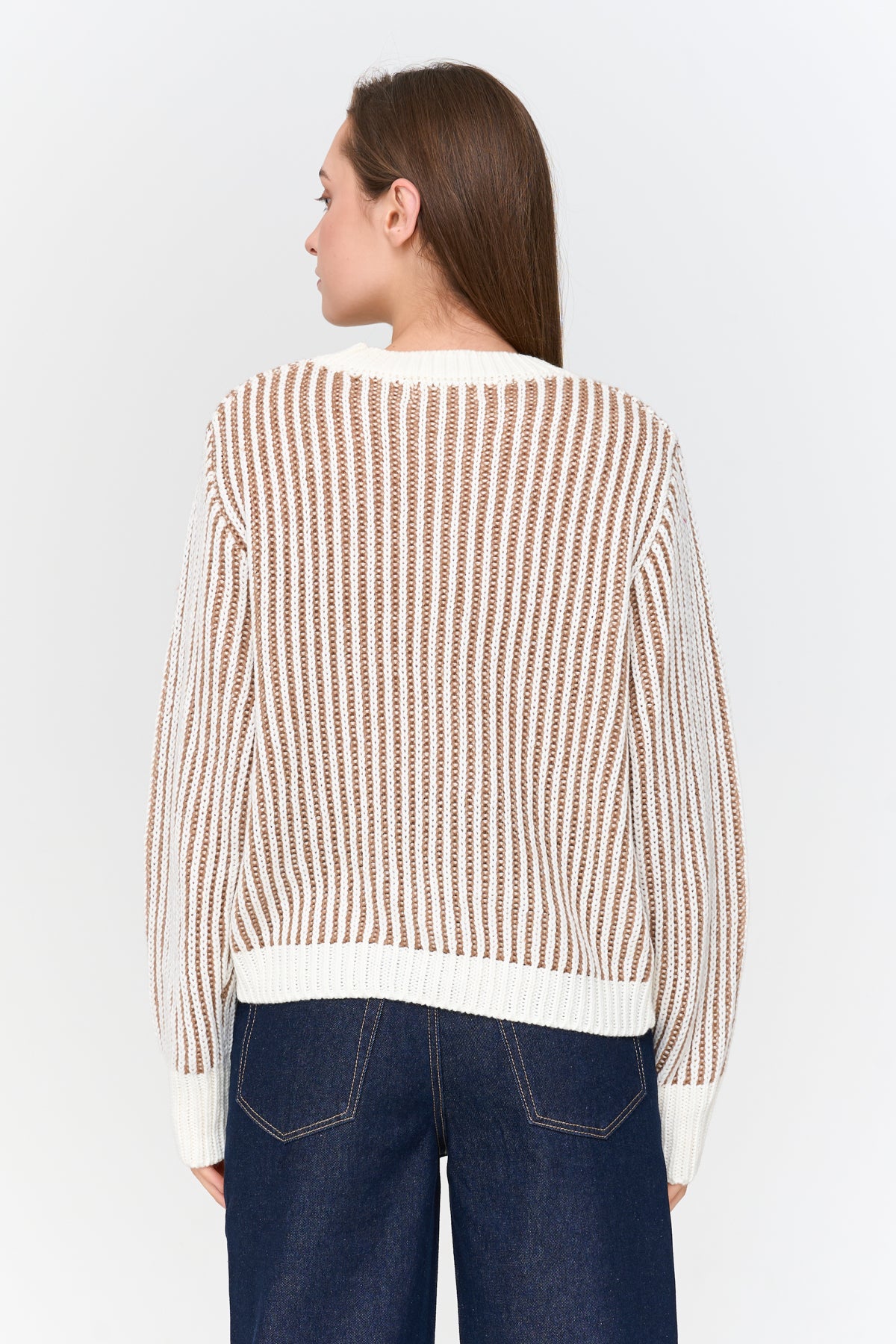 Pullover gestreift