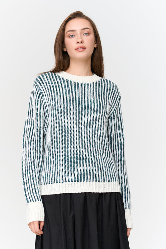 Pullover gestreift