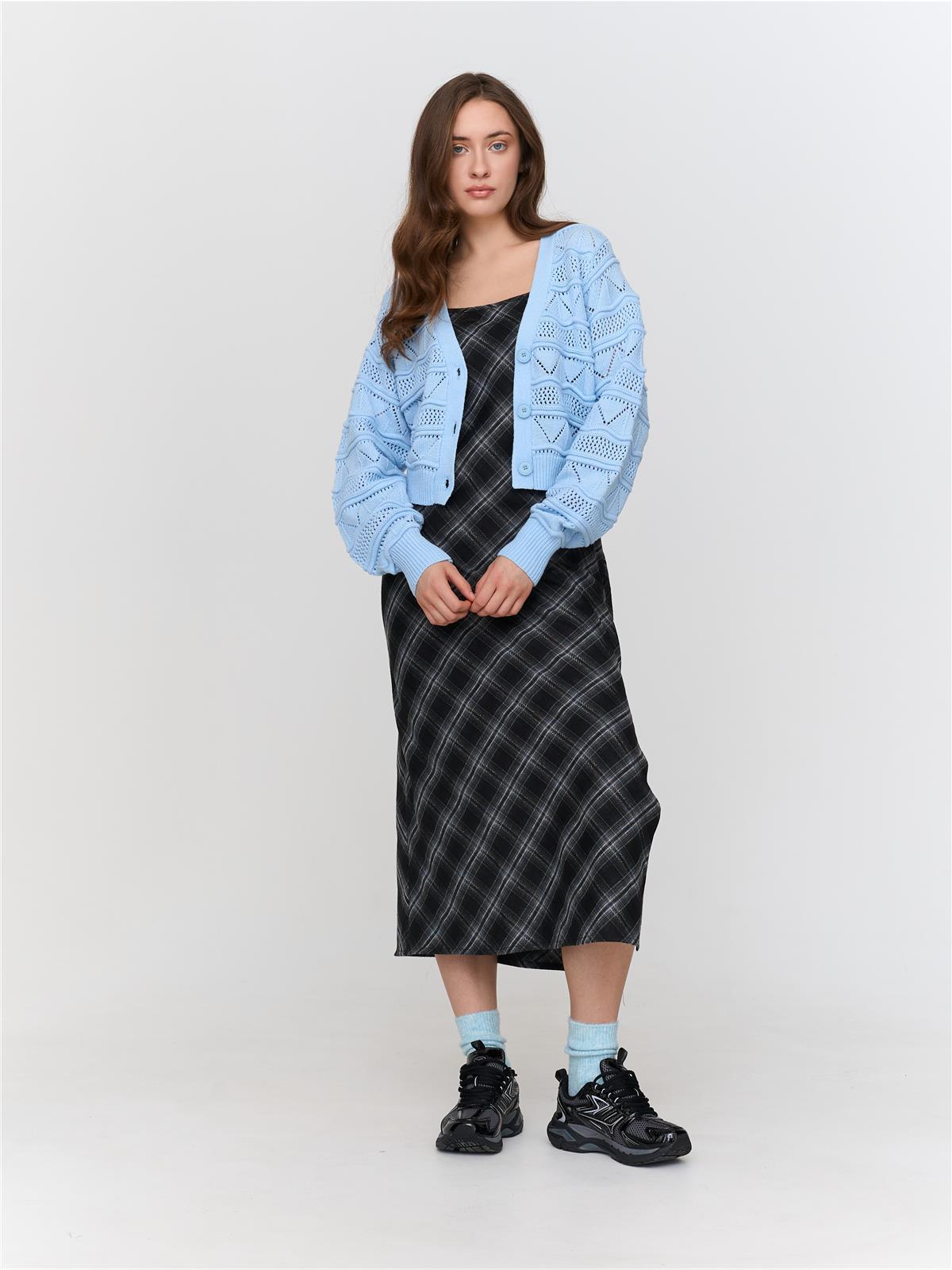 Cardigan mit Muster