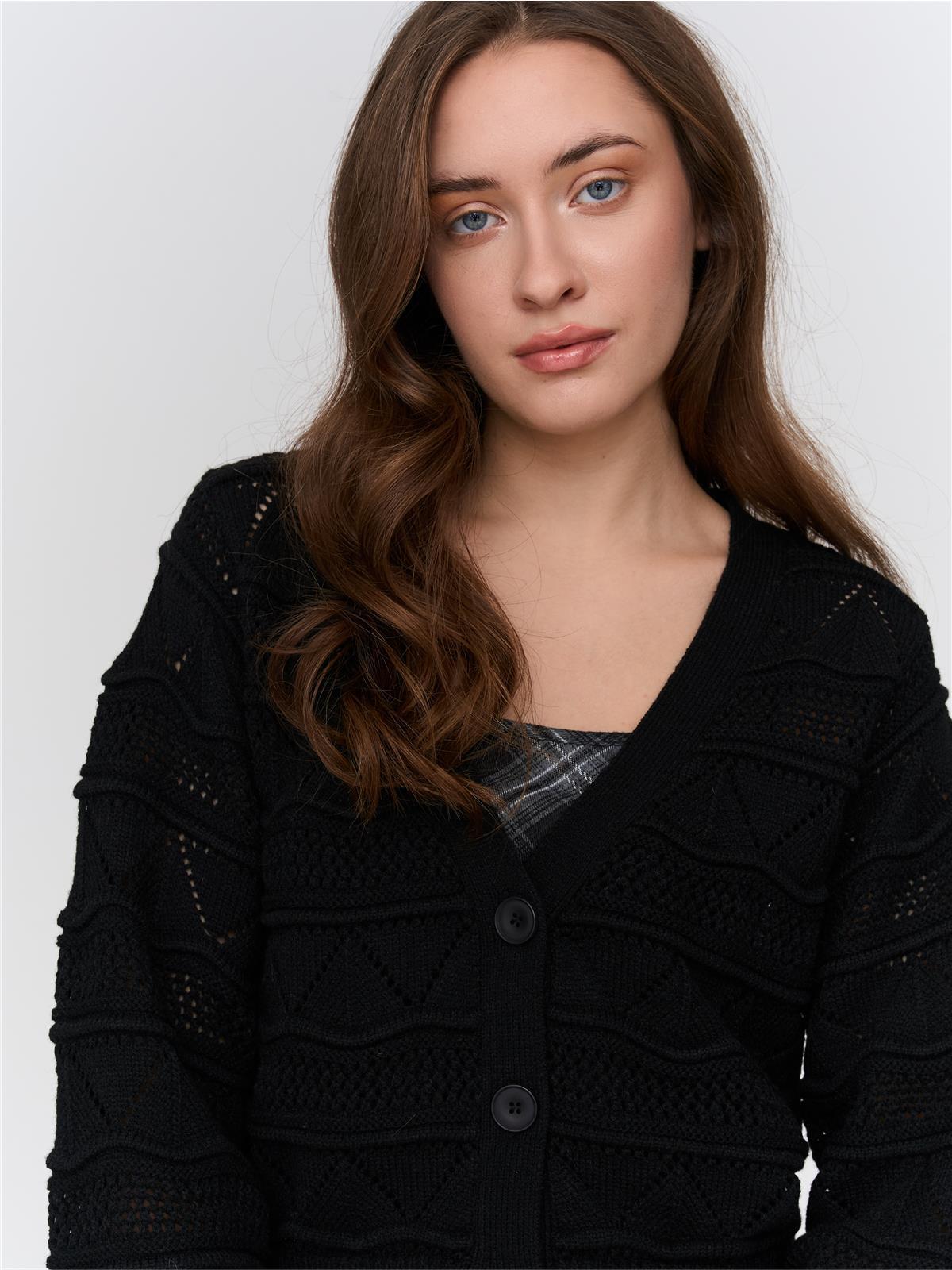 Cardigan in Schwarz