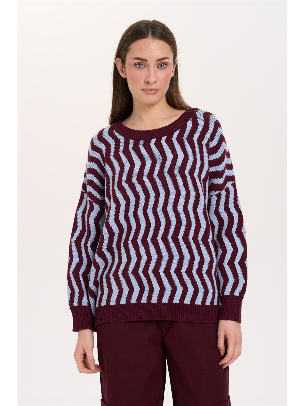 Pullover gemustert