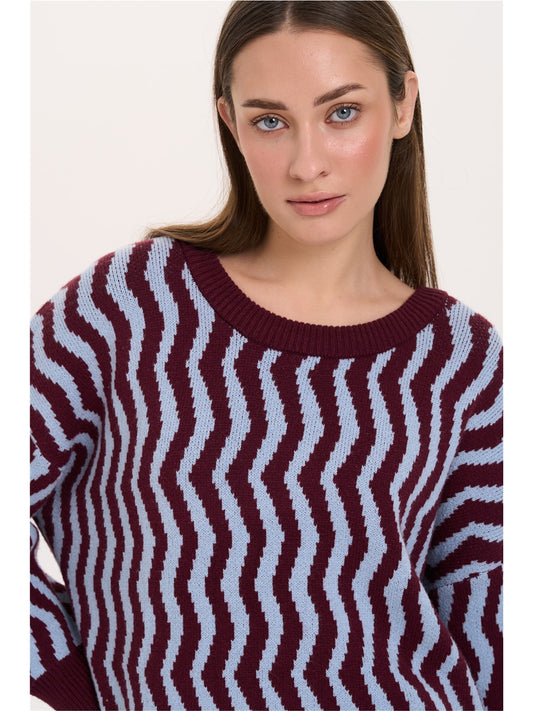 Pullover gemustert